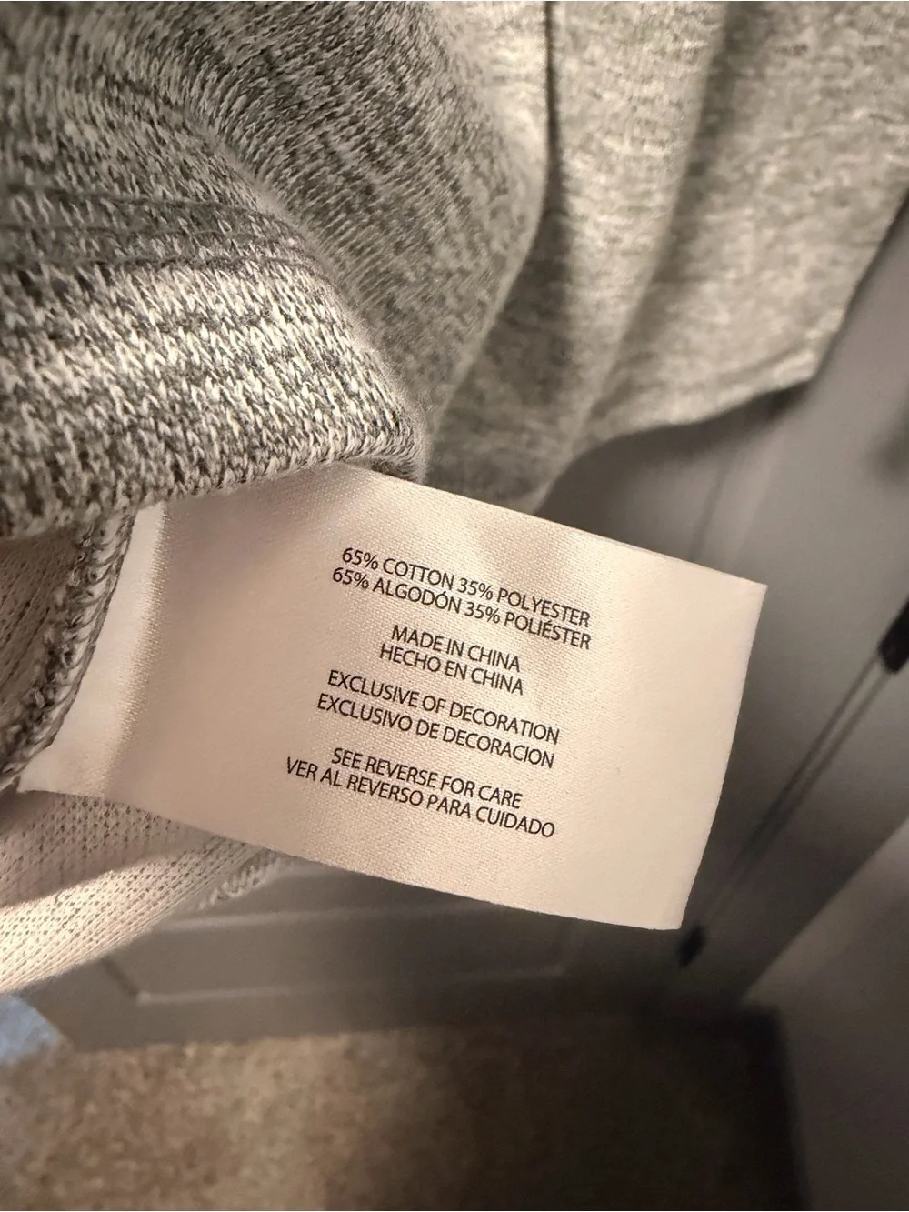 GAP Men's Light Gray Heather Mock Neck Pullover Sweater XL